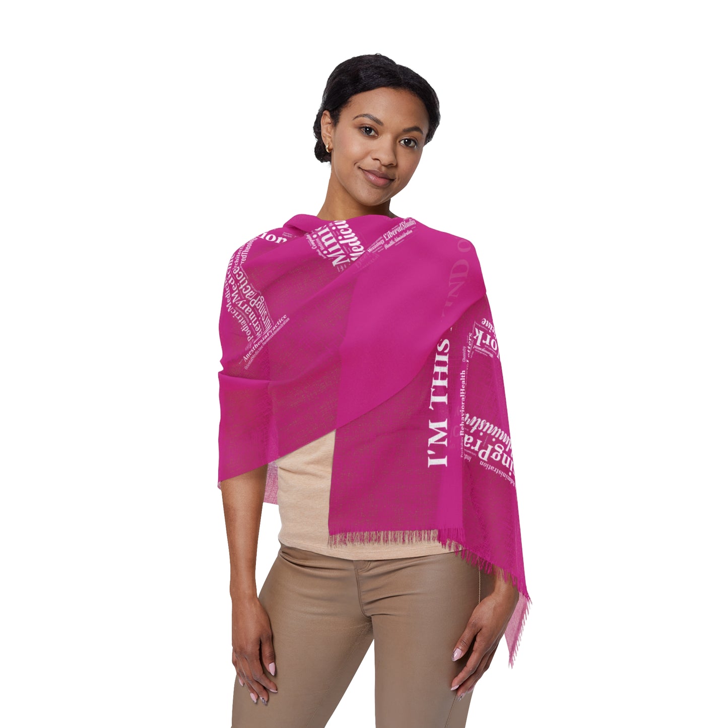 Pink Light Scarf
