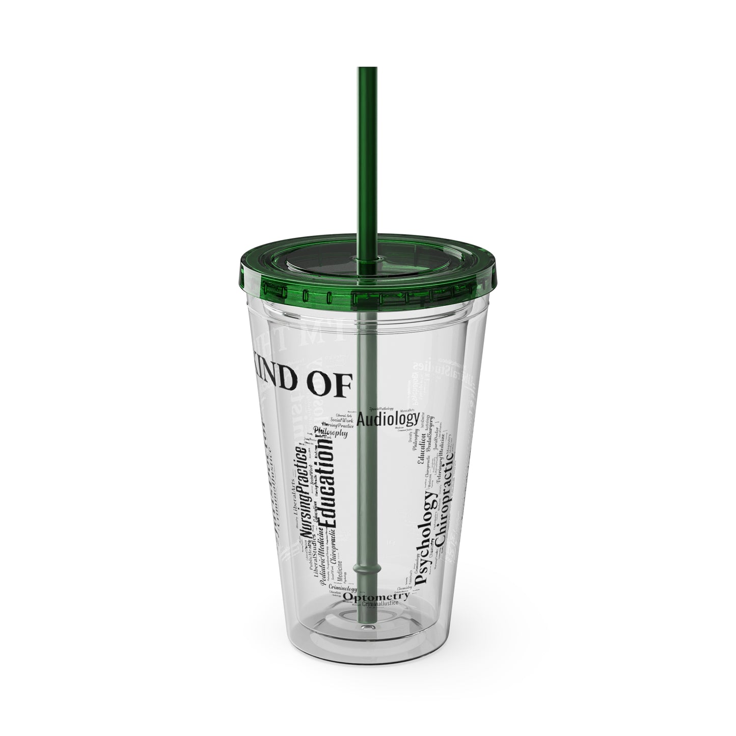 DOC Sunsplash Tumbler with Straw, 16oz