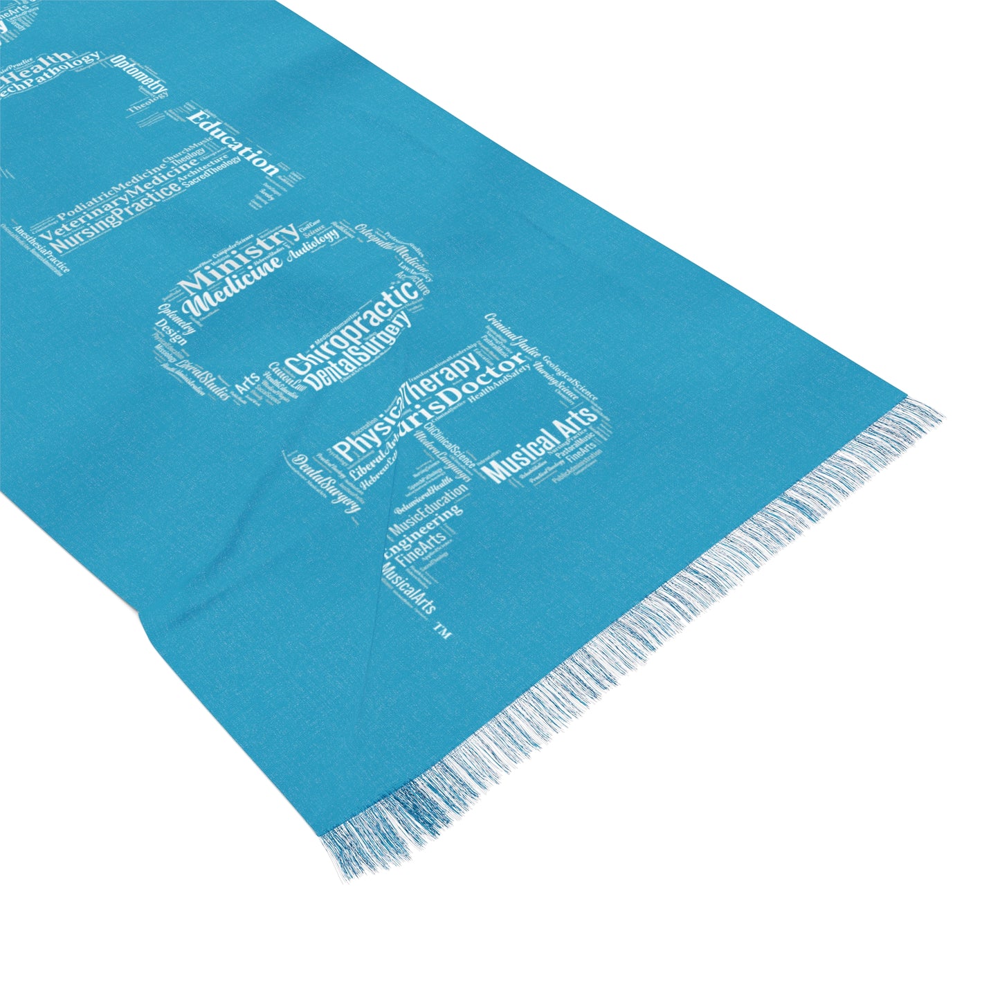 Turquoise Doctoral Light Scarf