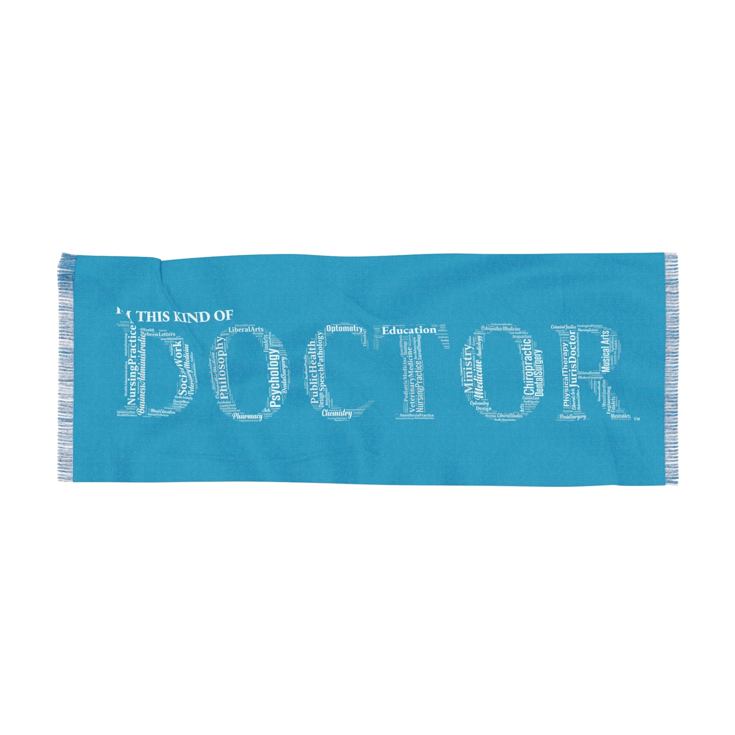 Turquoise Doctoral Light Scarf