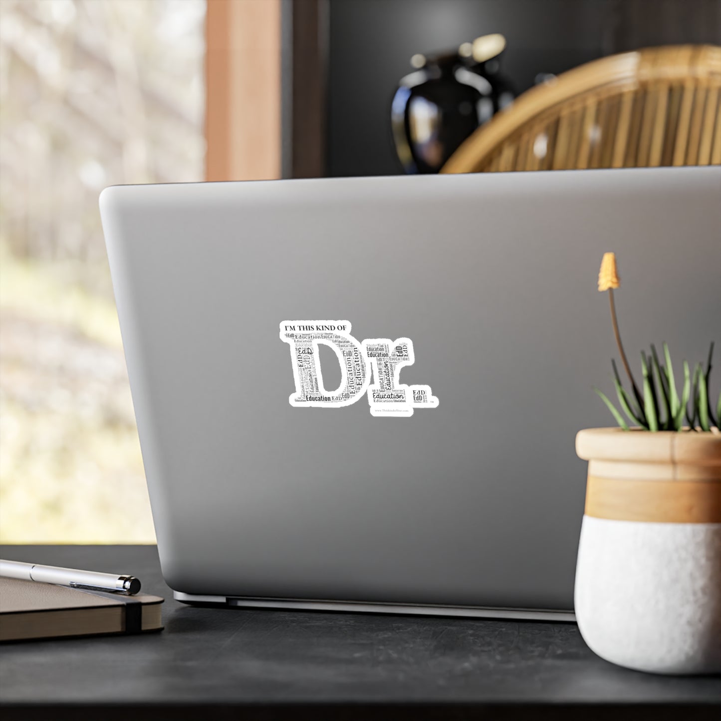 Dr. of Education Kiss-Cut Vinyl Decal