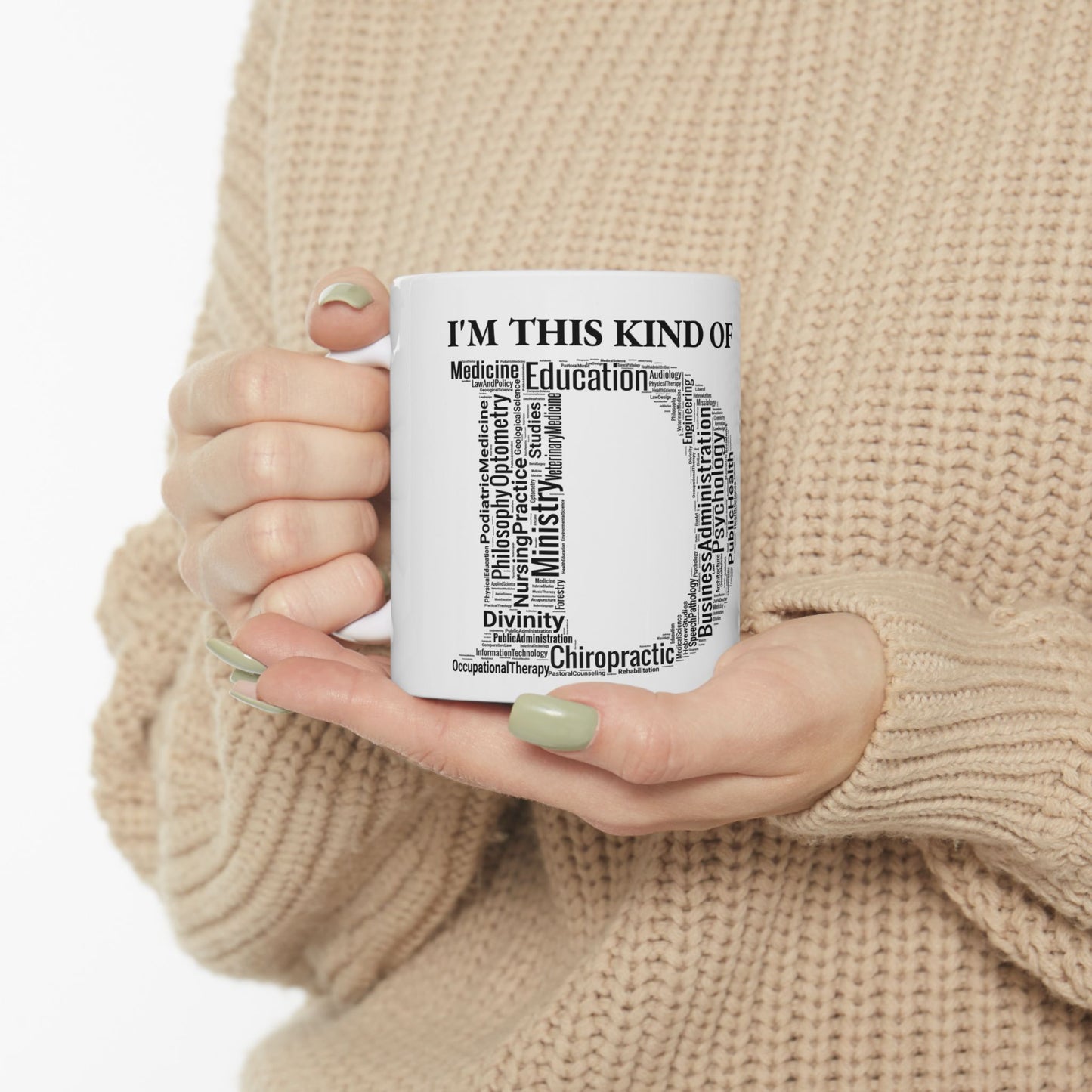 White Dr. Ceramic Mug 11oz