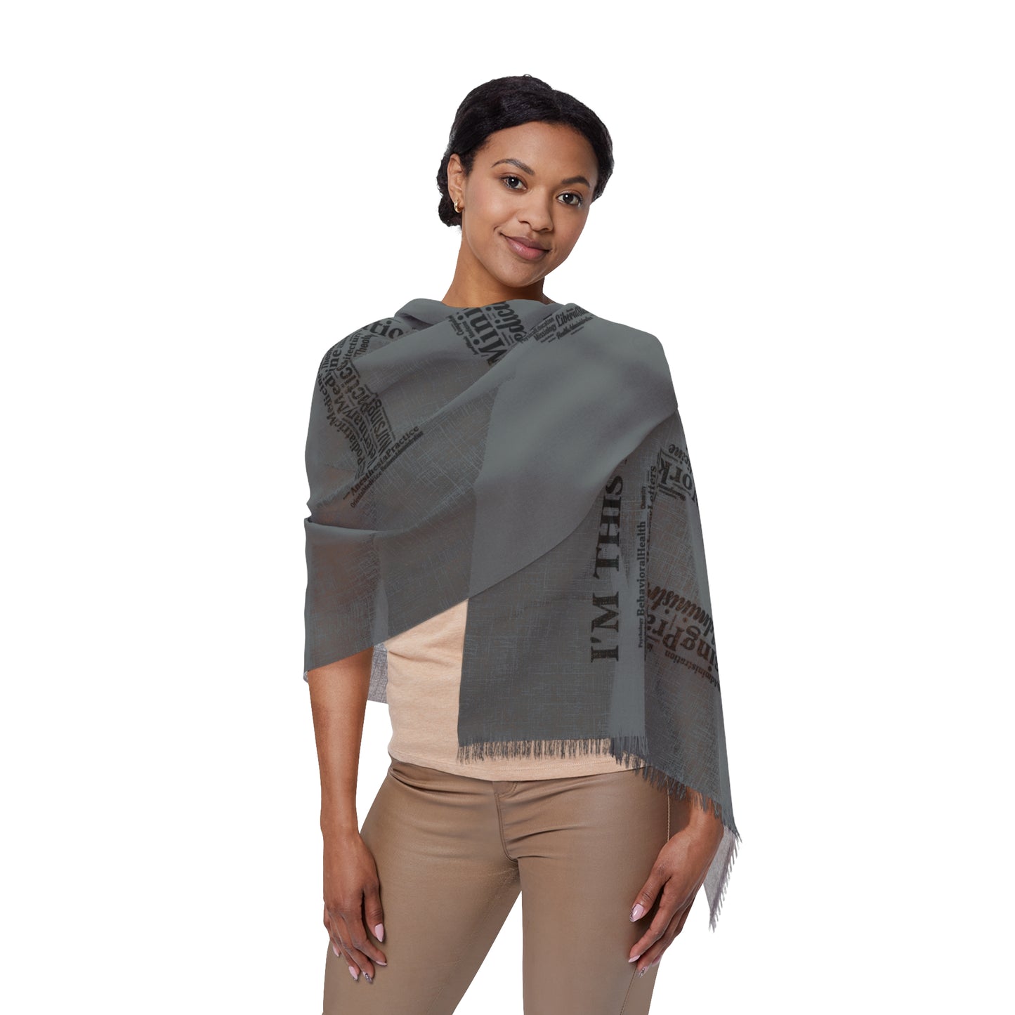 Dark Grey Doctoral Scarf