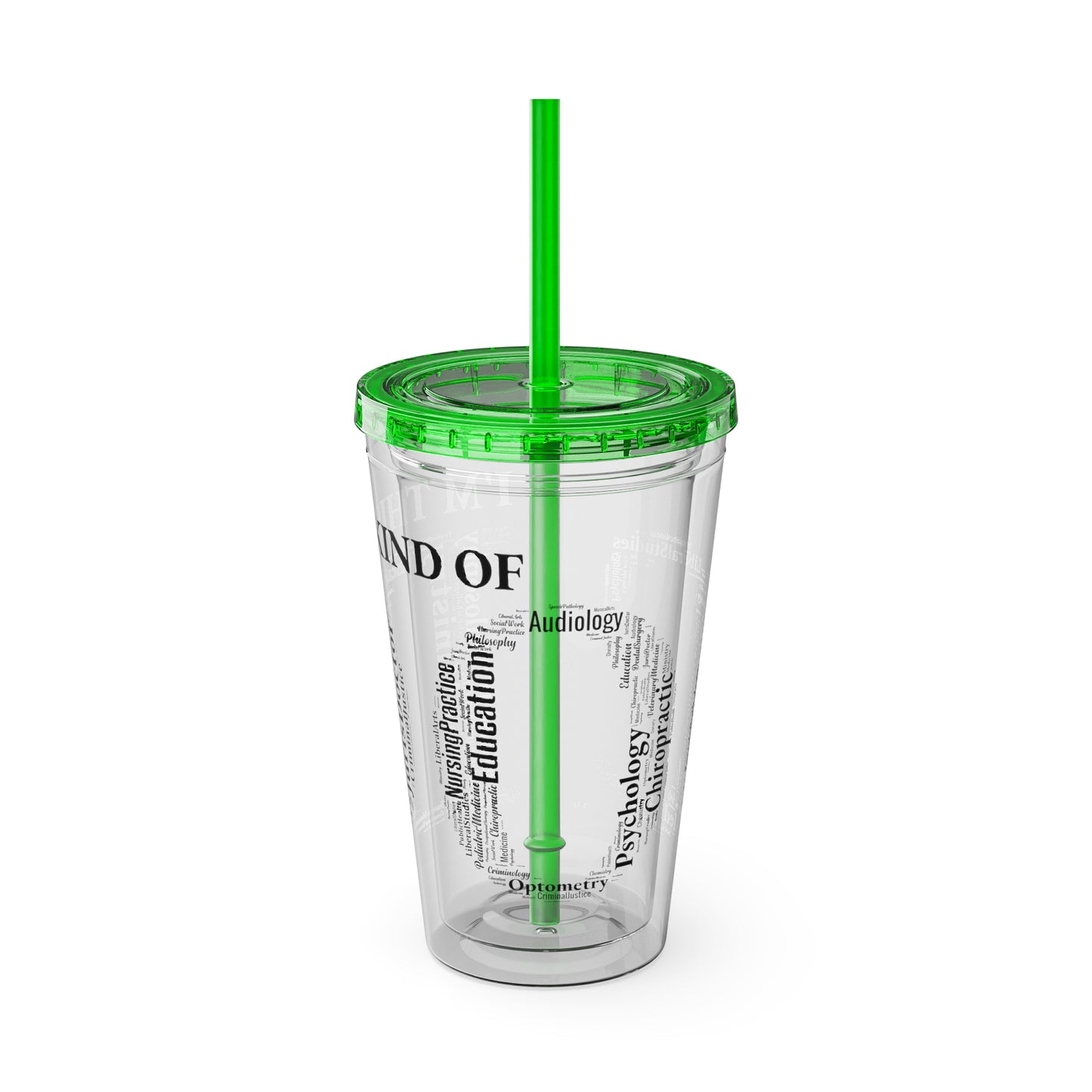 DOC Sunsplash Tumbler with Straw, 16oz