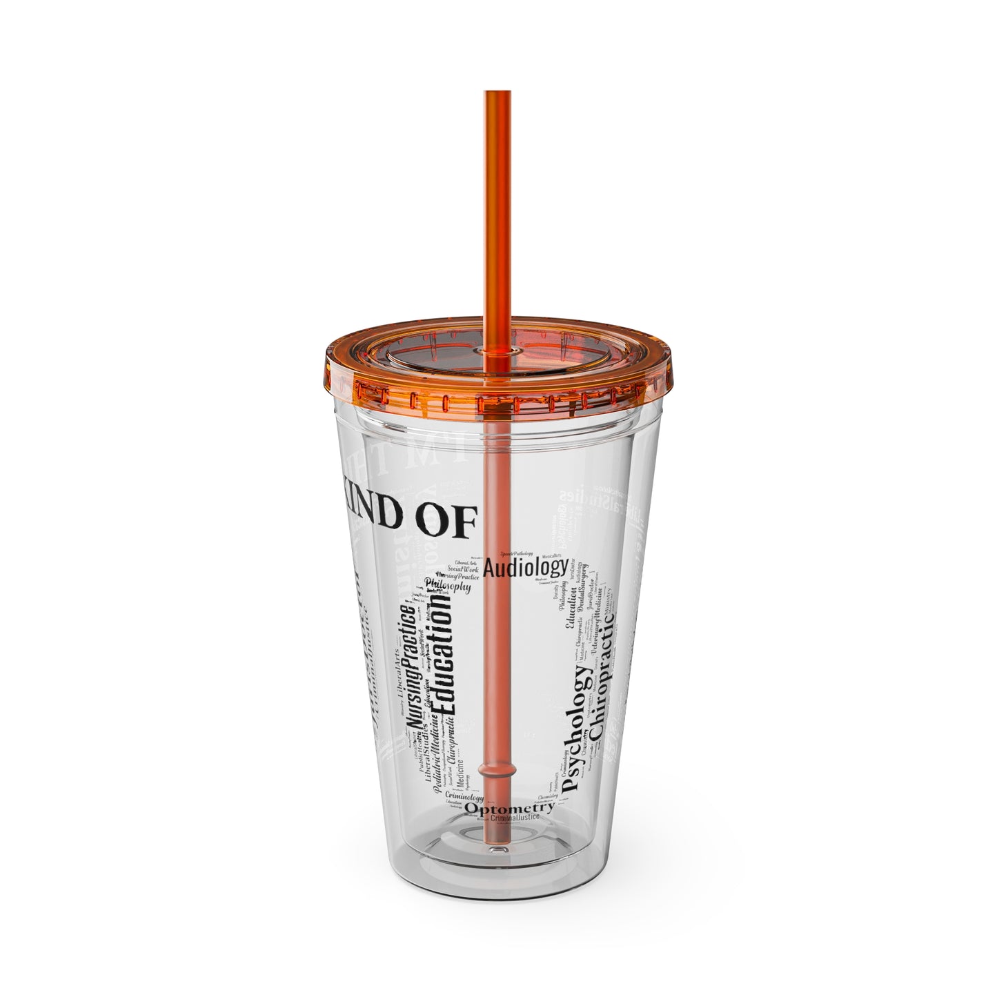 DOC Sunsplash Tumbler with Straw, 16oz