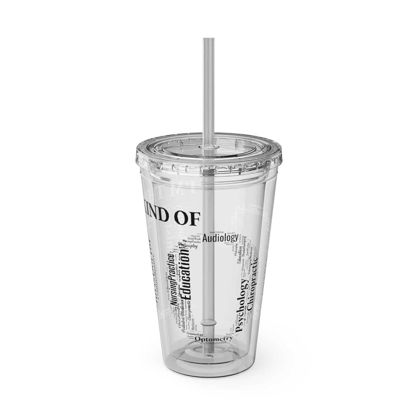 DOC Sunsplash Tumbler with Straw, 16oz