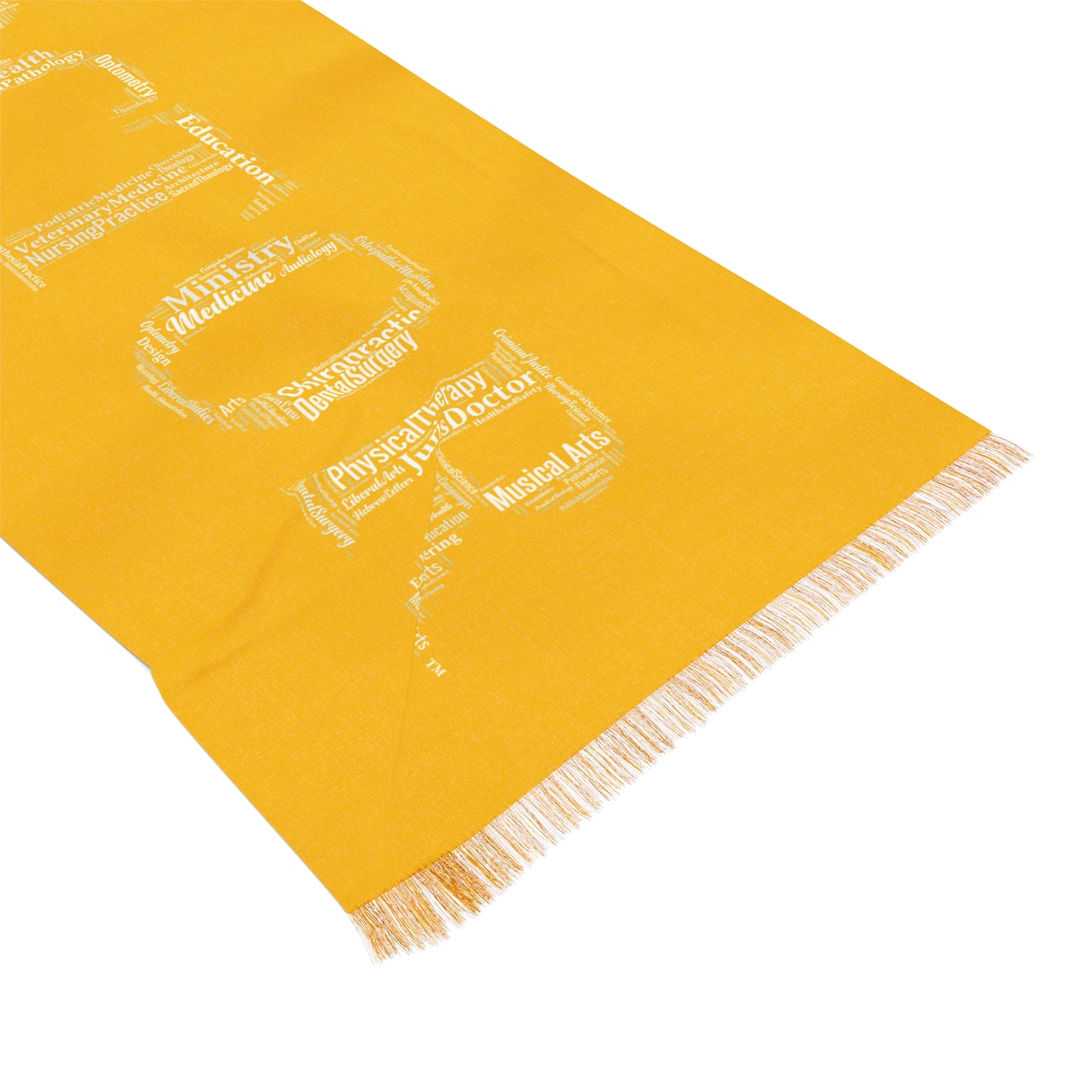 Yellow Doctoral Light Scarf