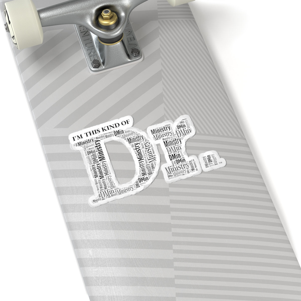 Dr of Ministry Kiss-Cut Stickers