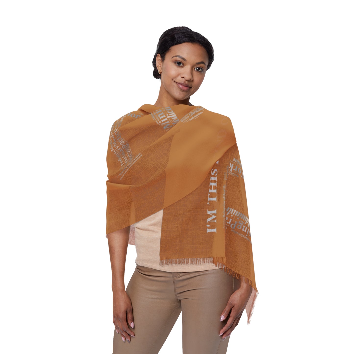 Doctoral Brown Light Scarf