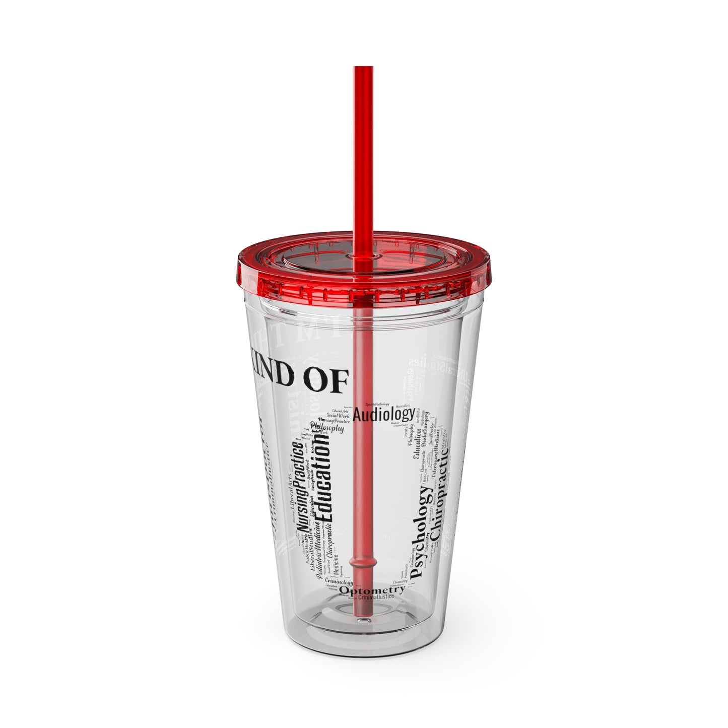 DOC Sunsplash Tumbler with Straw, 16oz