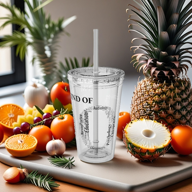 DOC Sunsplash Tumbler with Straw, 16oz