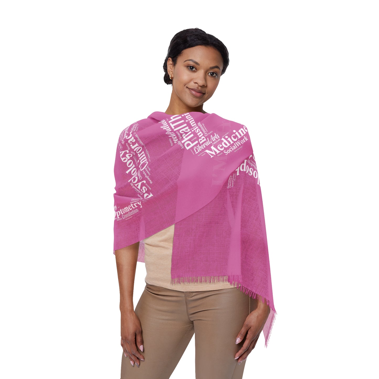 Pink Light Scarf