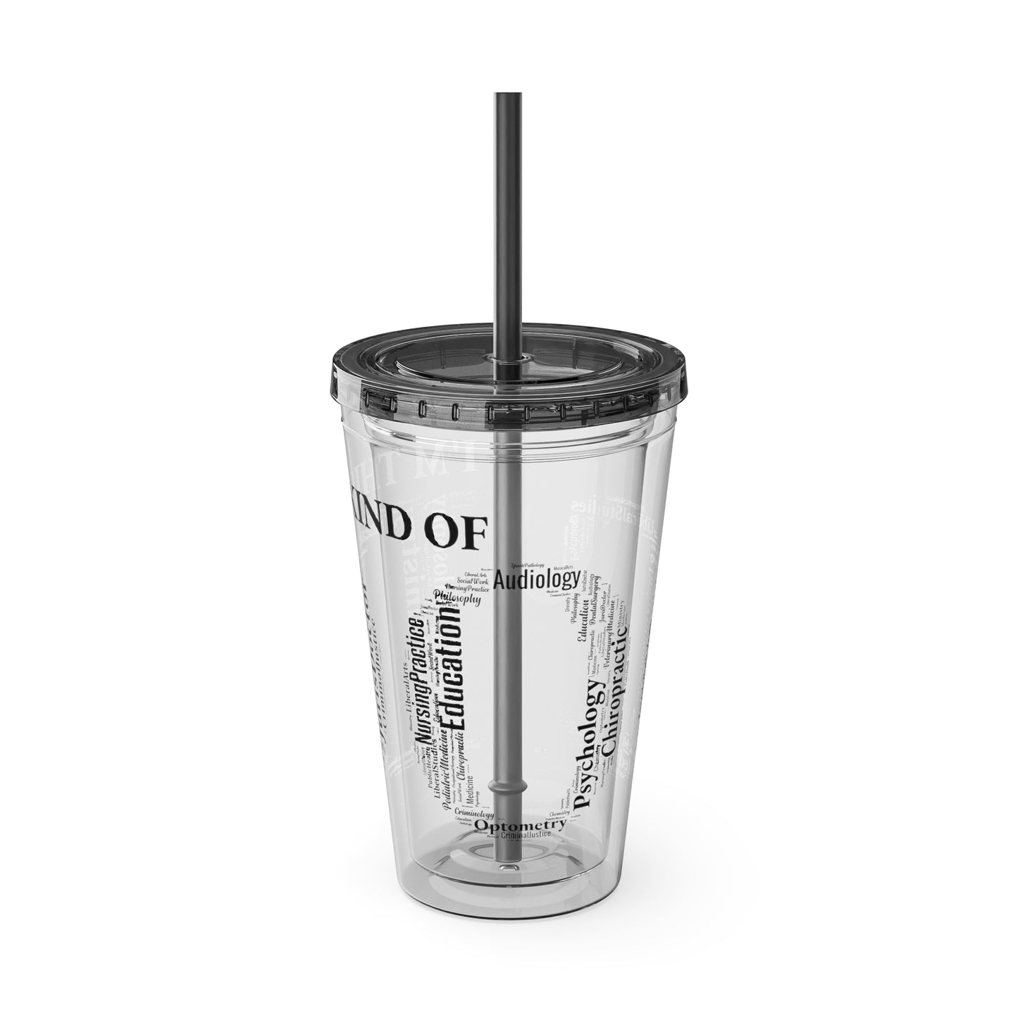 DOC Sunsplash Tumbler with Straw, 16oz