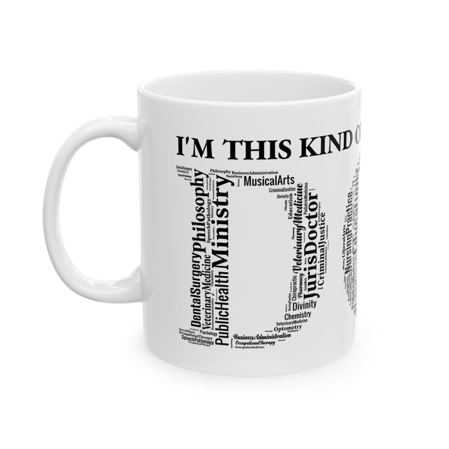 DOC White  Ceramic Mug, 11oz