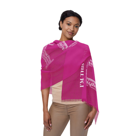 Pink Light Scarf