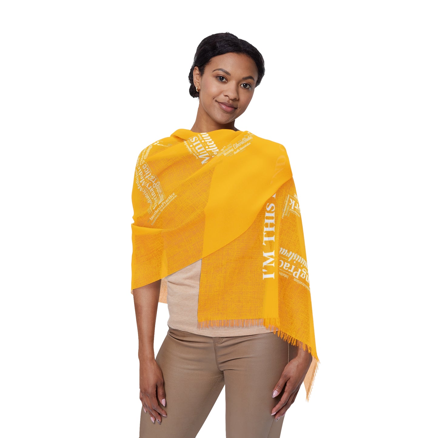 Yellow Doctoral Light Scarf