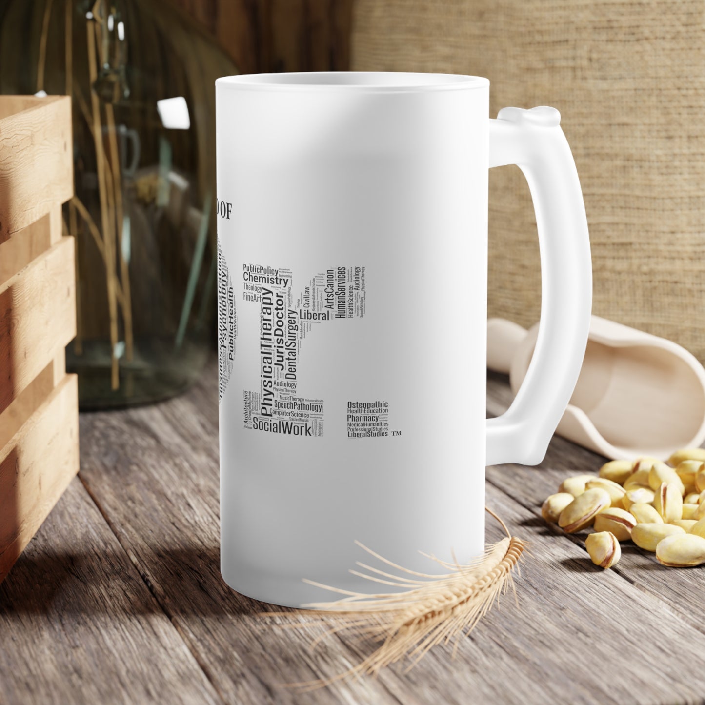 Dr. Frosted Glass Mug