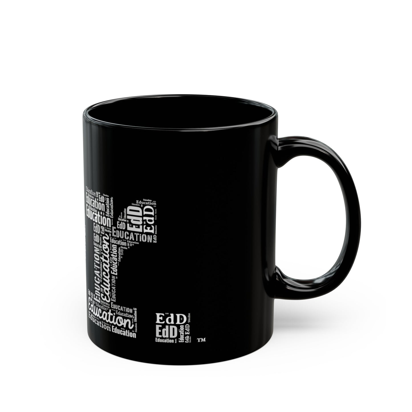 Dr. of Education Black Mug (11oz)