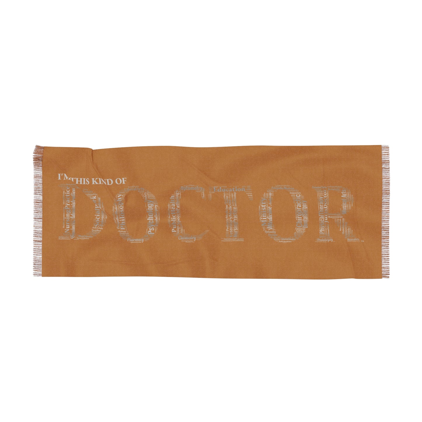 Doctoral Brown Light Scarf