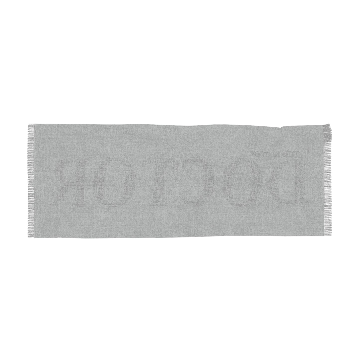 Dark Grey Doctoral Scarf