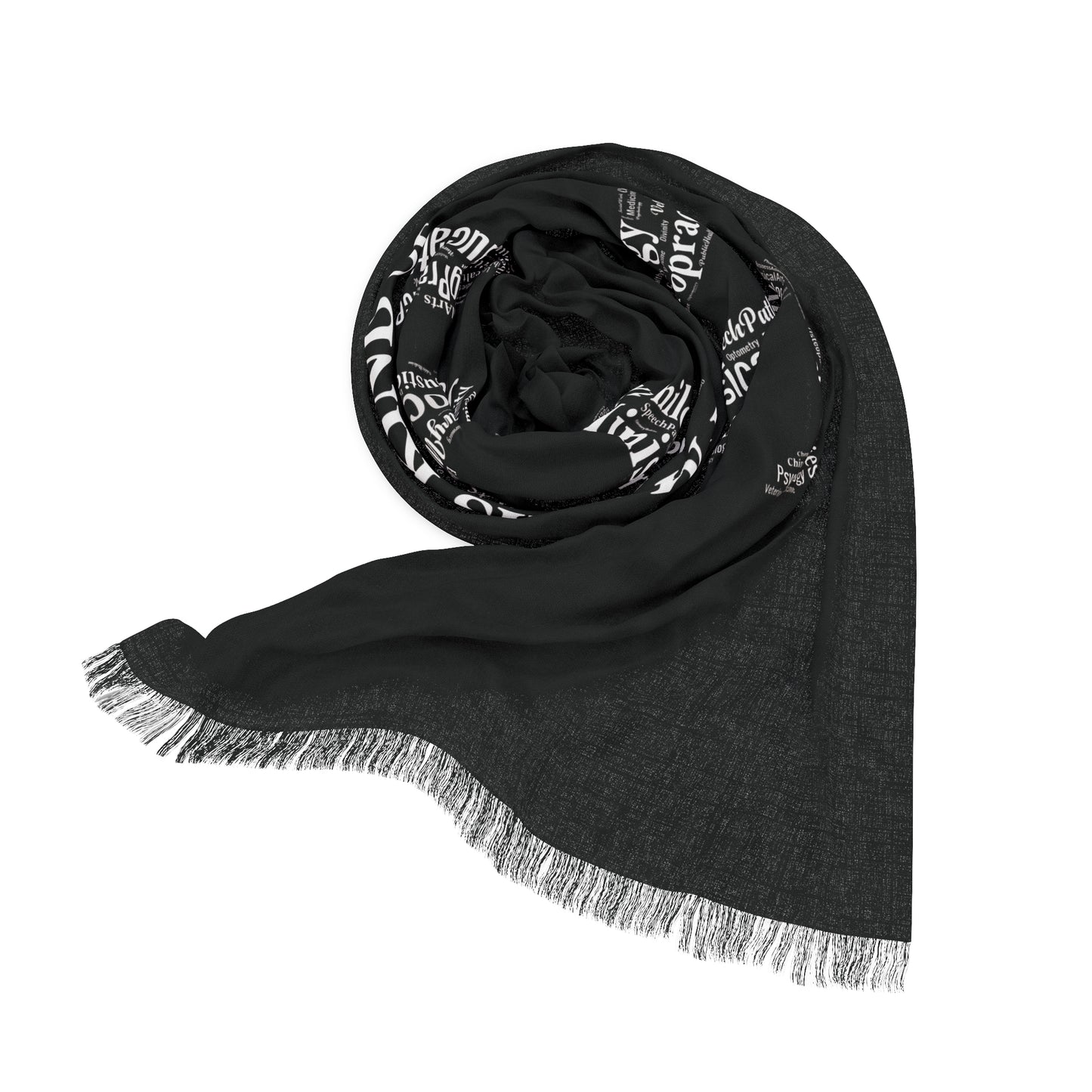 Black Doctoral Light Scarf