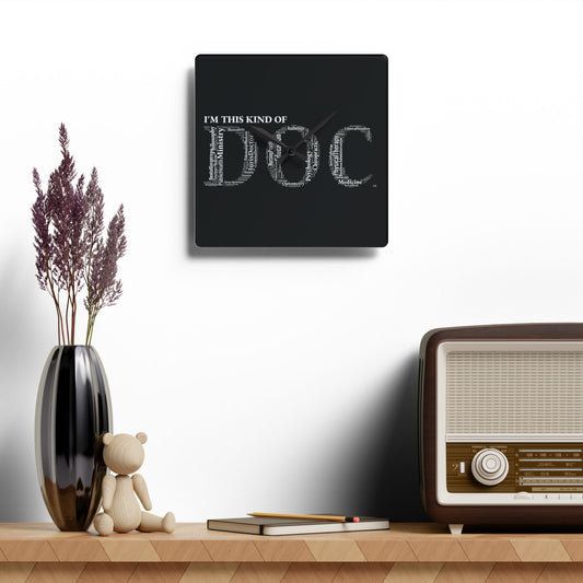 DOC Acrylic Wall Clock