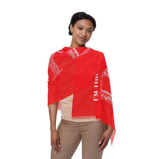 Red Doctoral Light Scarf
