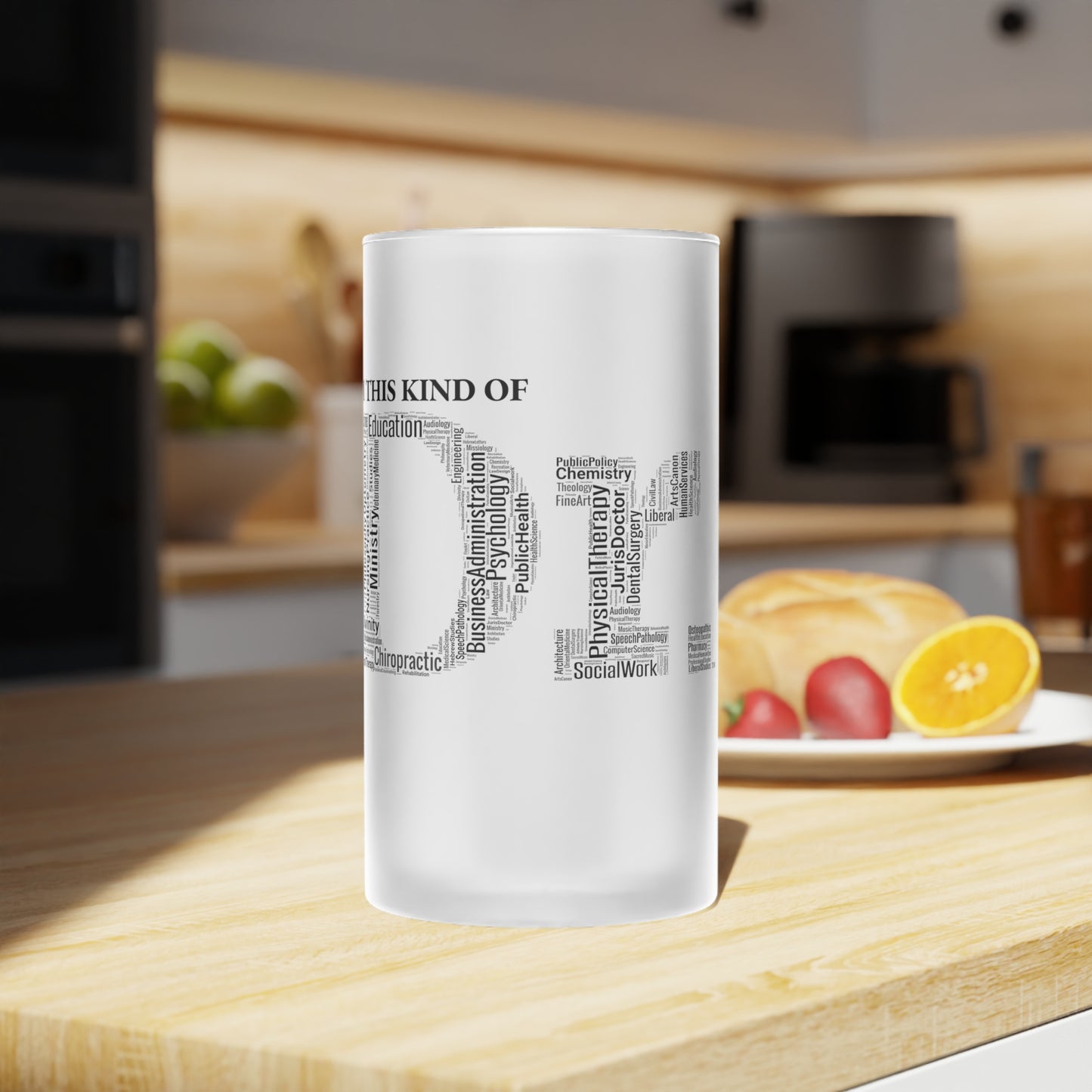 Dr. Frosted Glass Mug