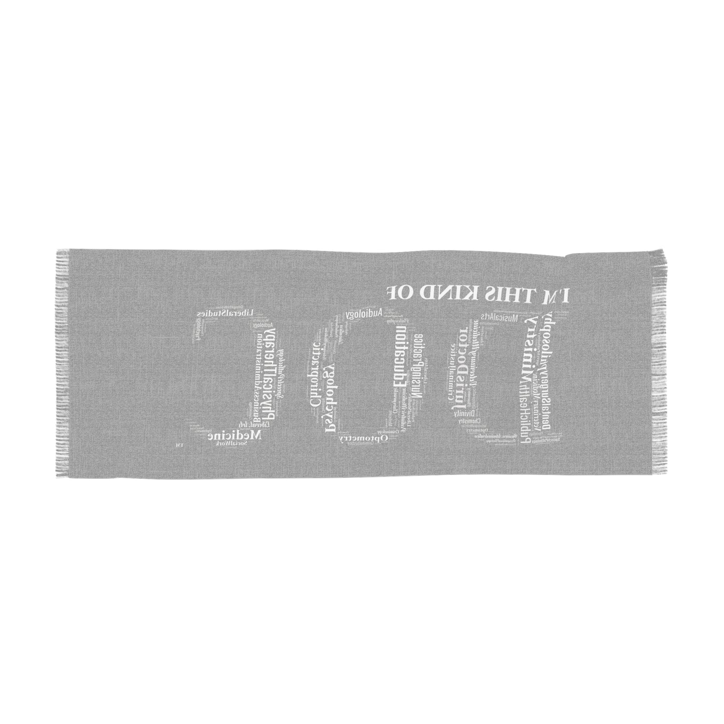 Black Doctoral Light Scarf