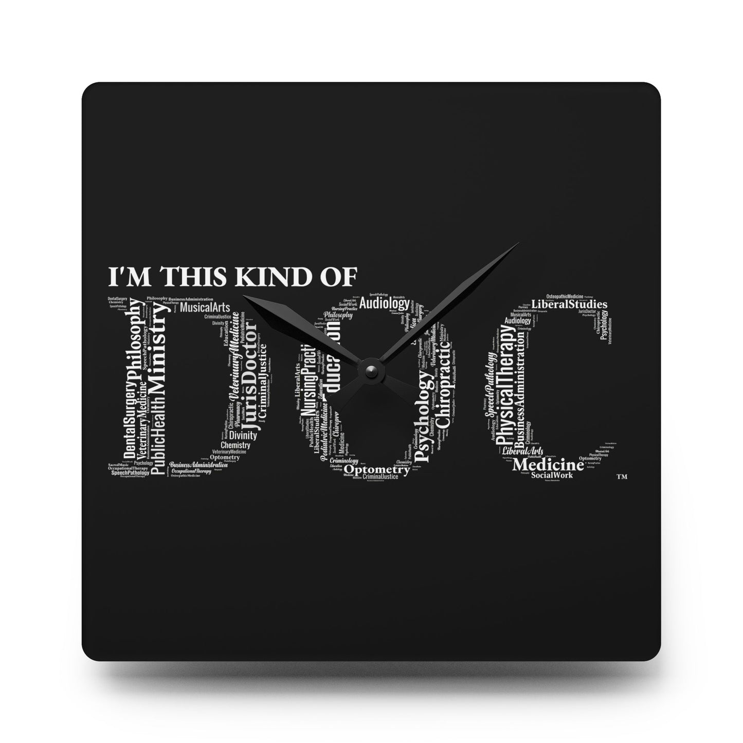 DOC Acrylic Wall Clock