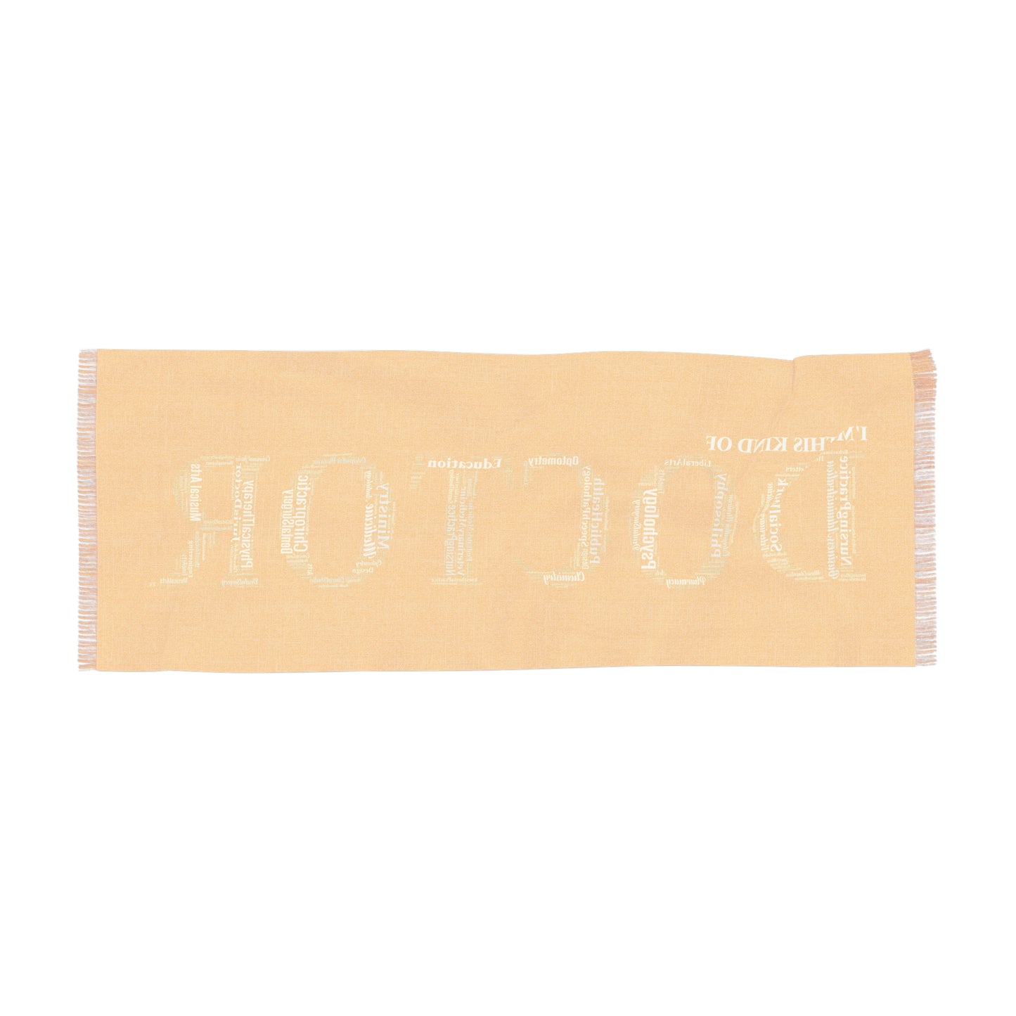 Yellow Doctoral Light Scarf