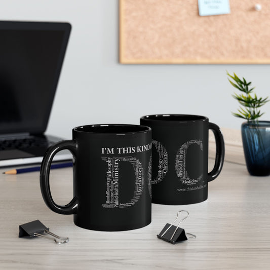 The DOC 11oz Black Mug